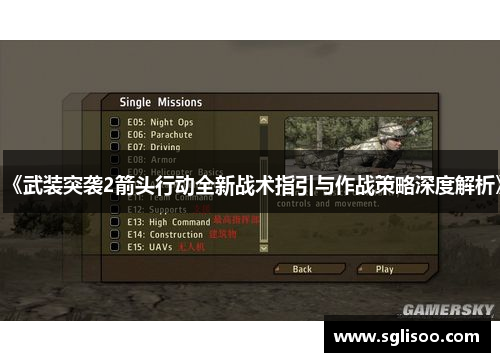 《武装突袭2箭头行动全新战术指引与作战策略深度解析》